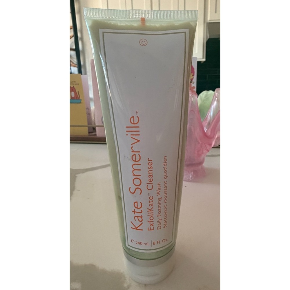 Kate Somerville ExfoliKate Cleanser Daily Foaming Wash 8oz Jumbo AHA Enzymes New
